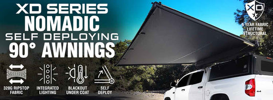 XD Nomadic 2 - Awning W/Lights, 6.5' or 8.0' Long