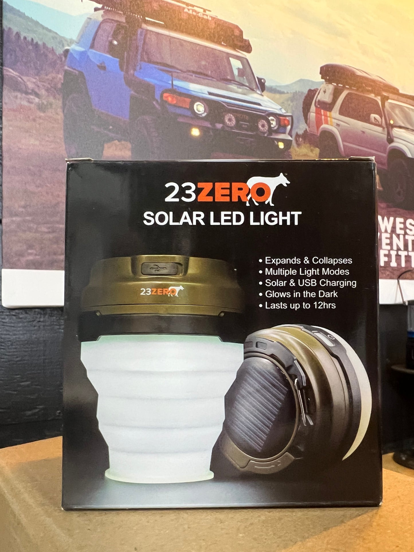 23Zero LED Solar Tent Light