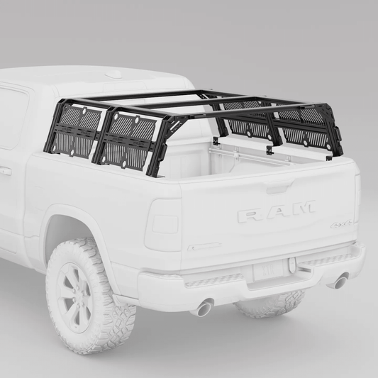 Ram 1500 Pre-configured Bed Rack (Tapered Bed) | XTR3 Popular Builds + MOLLE Packages