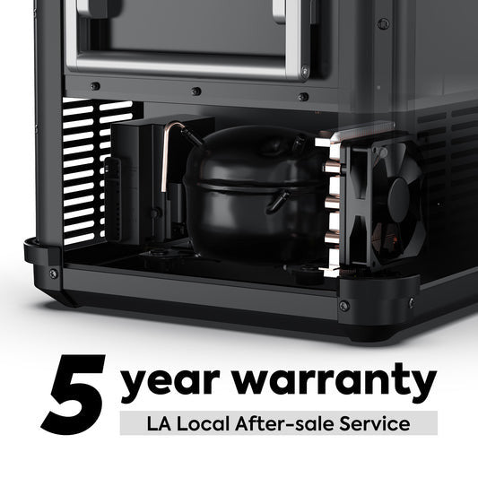 ICECO VL45Plus Single Zone 44QT 3 Way Access Portable Freezer Black