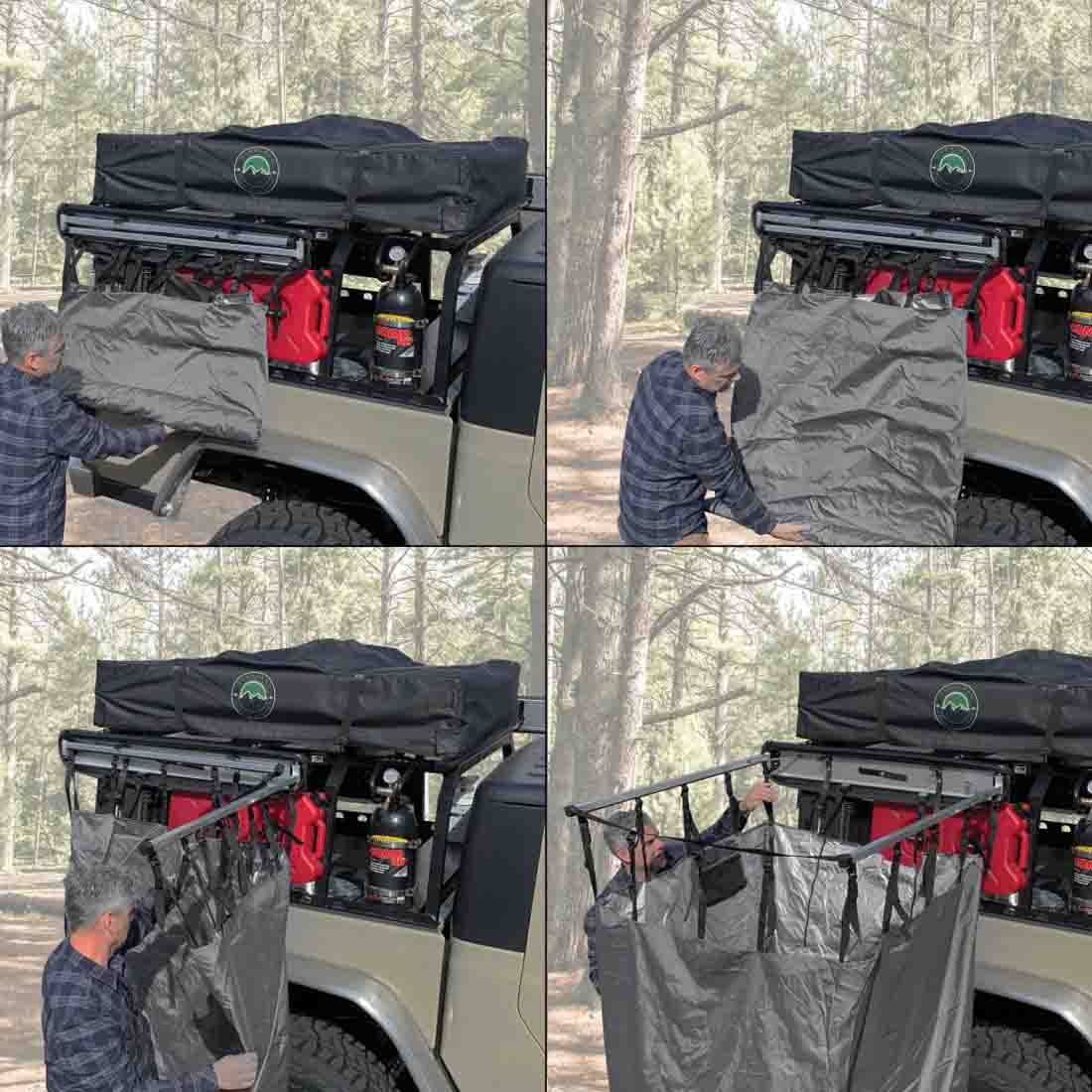 HD Nomadic Pivot Shower - Single or Double Shower