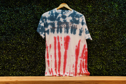 RED WHITE N' BLUE TIE DyE TEE