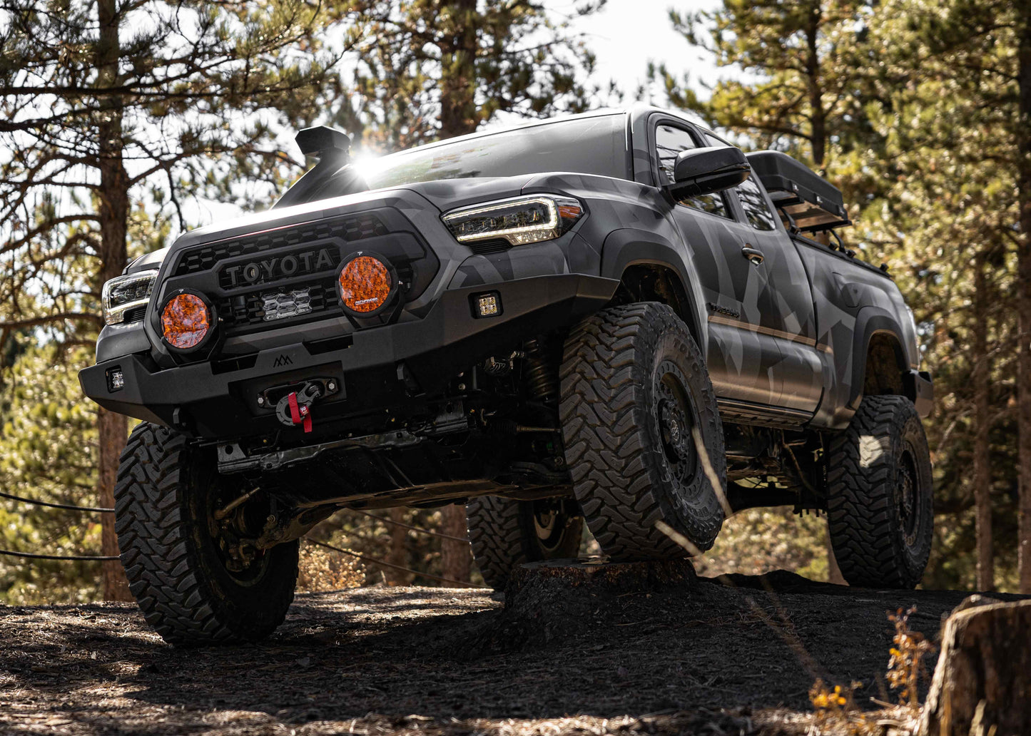 Toyota Tacoma 3rd Gen (2016-2023) Hi-Lite Overland Front Bumper [No Bull Bar]