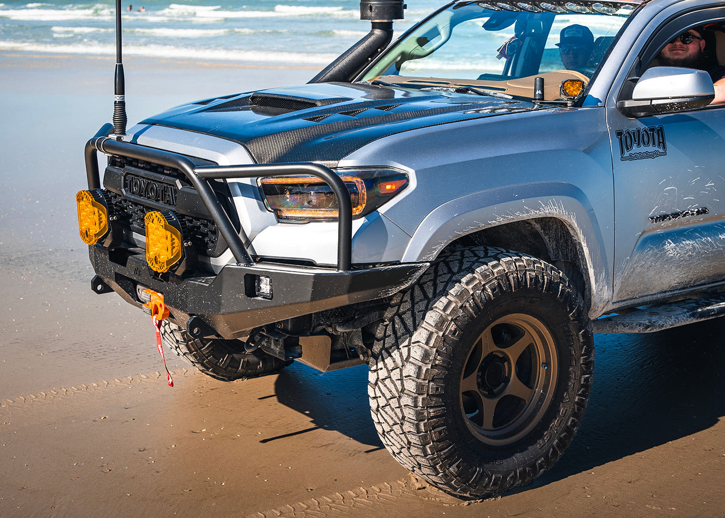 Toyota Tacoma 3rd Gen (2016-2023) Hi-Lite Overland Front Bumper [Bull Bar]