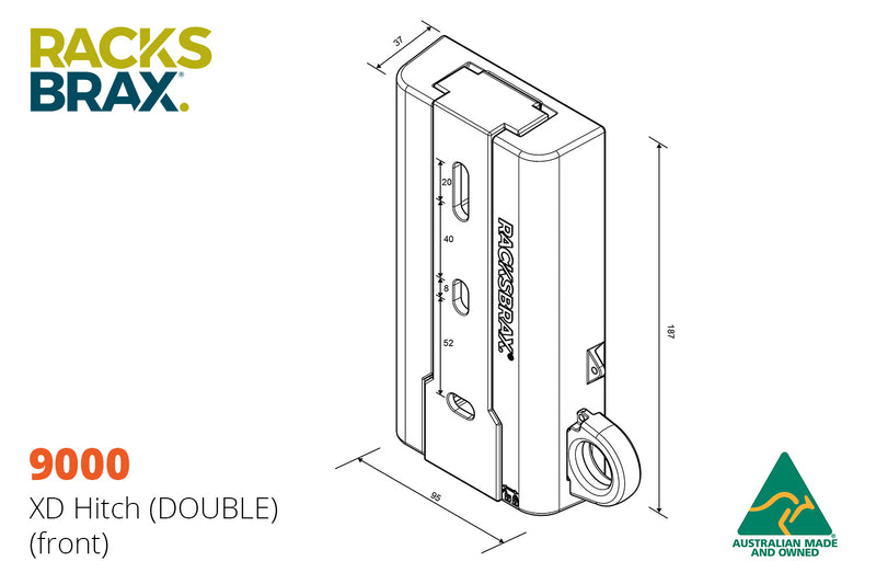 Racksbrax XD Hitch (Double)