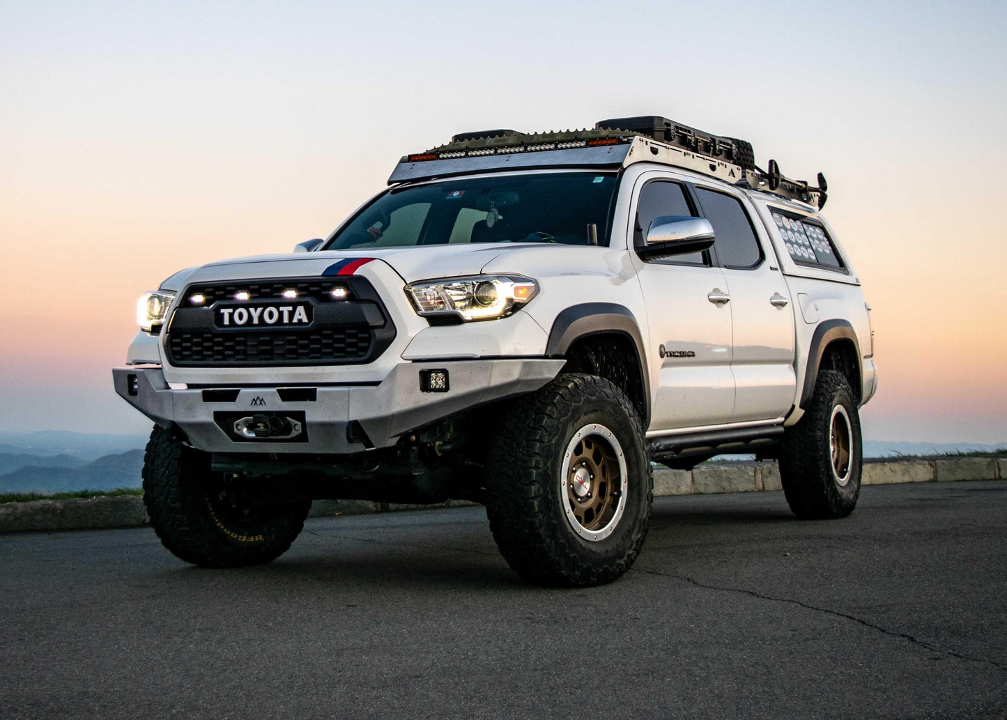 Toyota Tacoma 3rd Gen (2016-2023) Hi-Lite Overland Front Bumper [No Bull Bar]