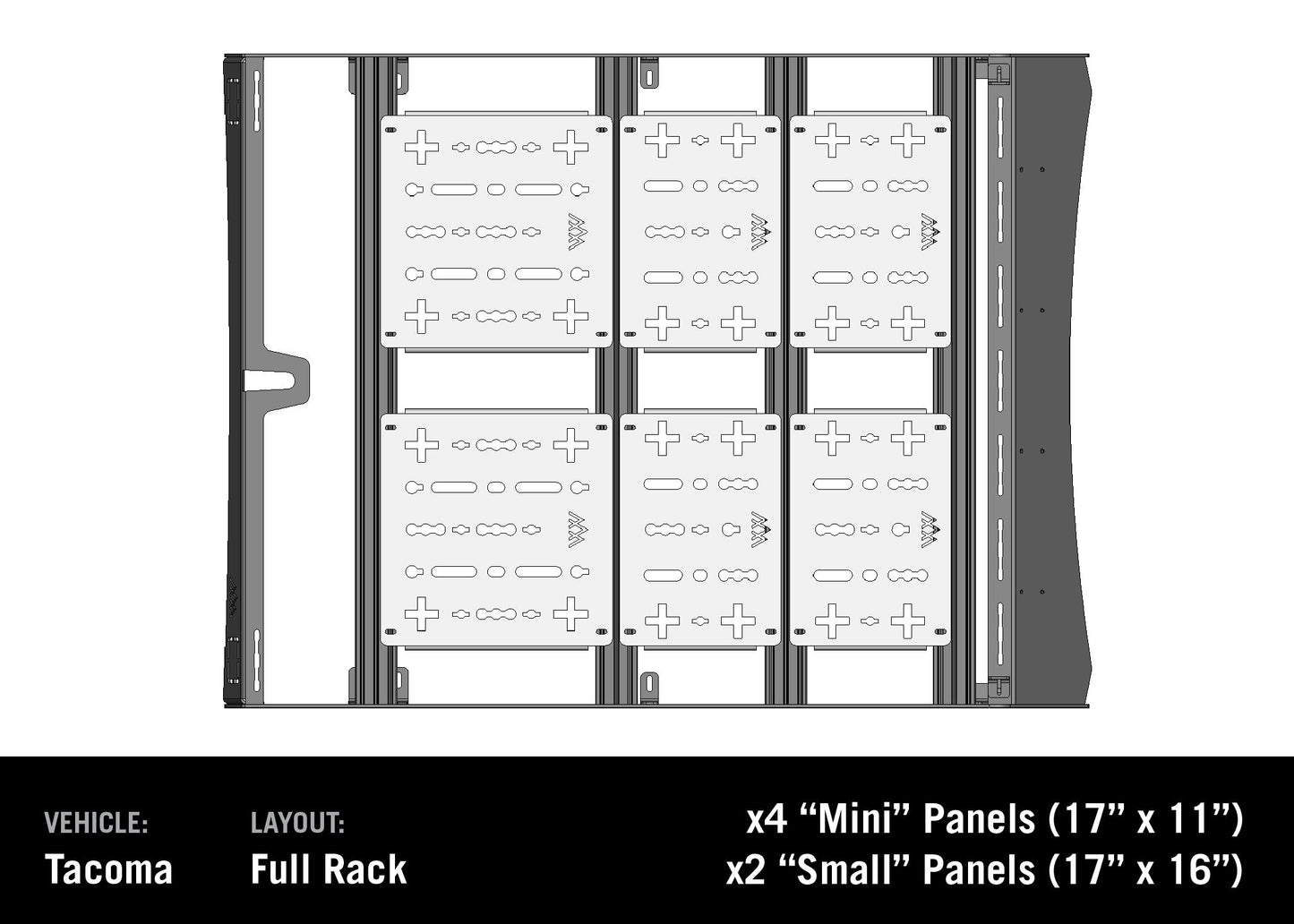 Toyota Tacoma (2005-2023) DRIFTR Roof Rack