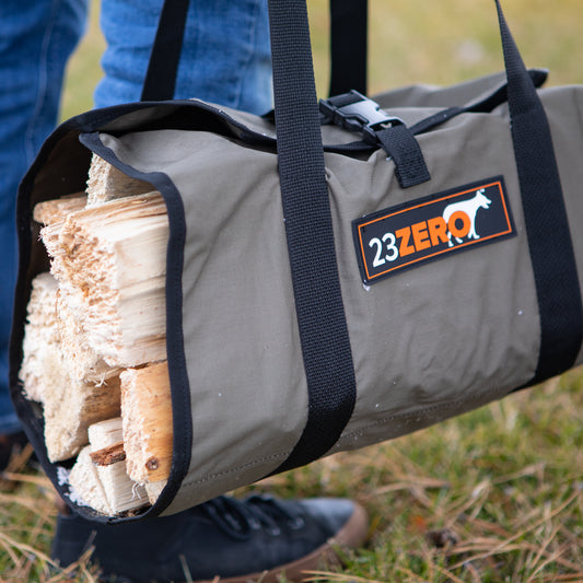 Up-Cycled Firewood Tote