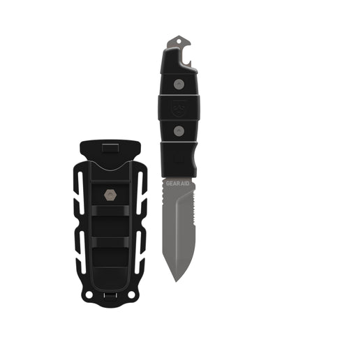 Gear Aid Buri drop point knife black