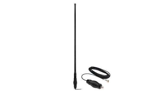 Midland 6.6 dB Heavy Duty Bullbar Antenna with Spring Base and Cable