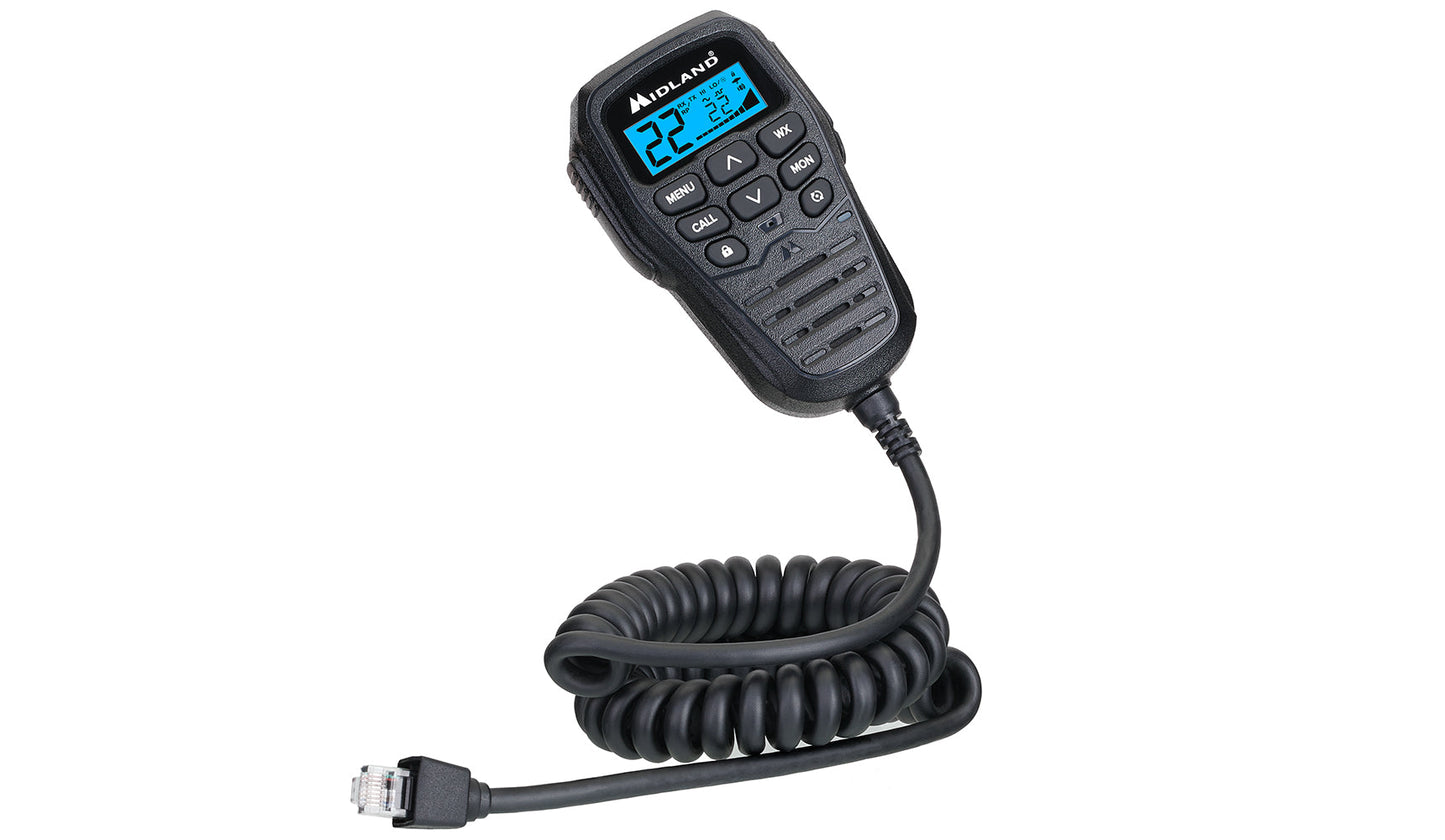 Midland Micro Mobile 15 Watt GMRS Radio with Magnetic Mount Antenna (MXT275)