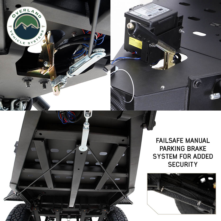 Off Road Trailer - Military Style With Full Articulating Suspension, Wheels and Brake Controller