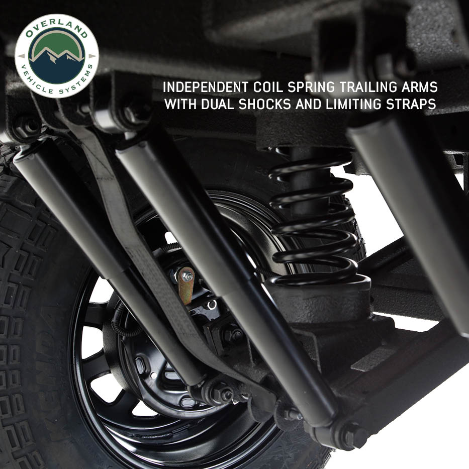Off Road Trailer - Military Style With Full Articulating Suspension, Wheels and Brake Controller