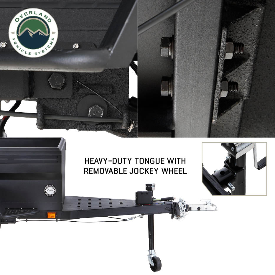Off Road Trailer - Military Style With Full Articulating Suspension, Wheels and Brake Controller
