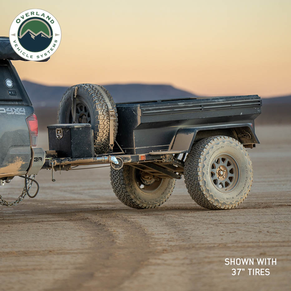 Off Road Trailer - Military Style With Full Articulating Suspension, Wheels and Brake Controller