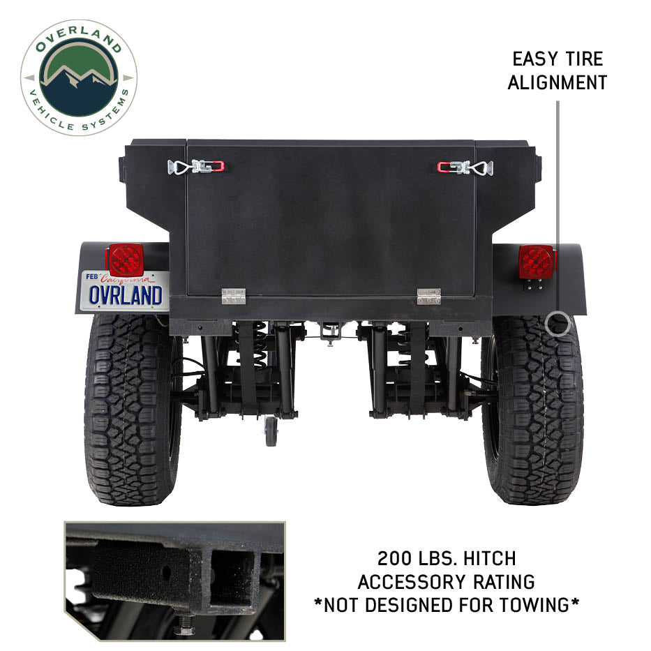 Off Road Trailer - Military Style With Full Articulating Suspension, Wheels and Brake Controller