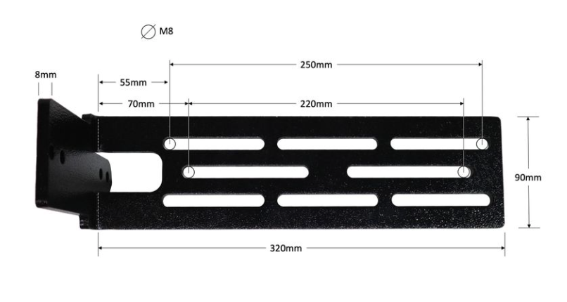 Peregrine Extended Bracket - SINGLE (Fits 180 Compact, 180, 270)