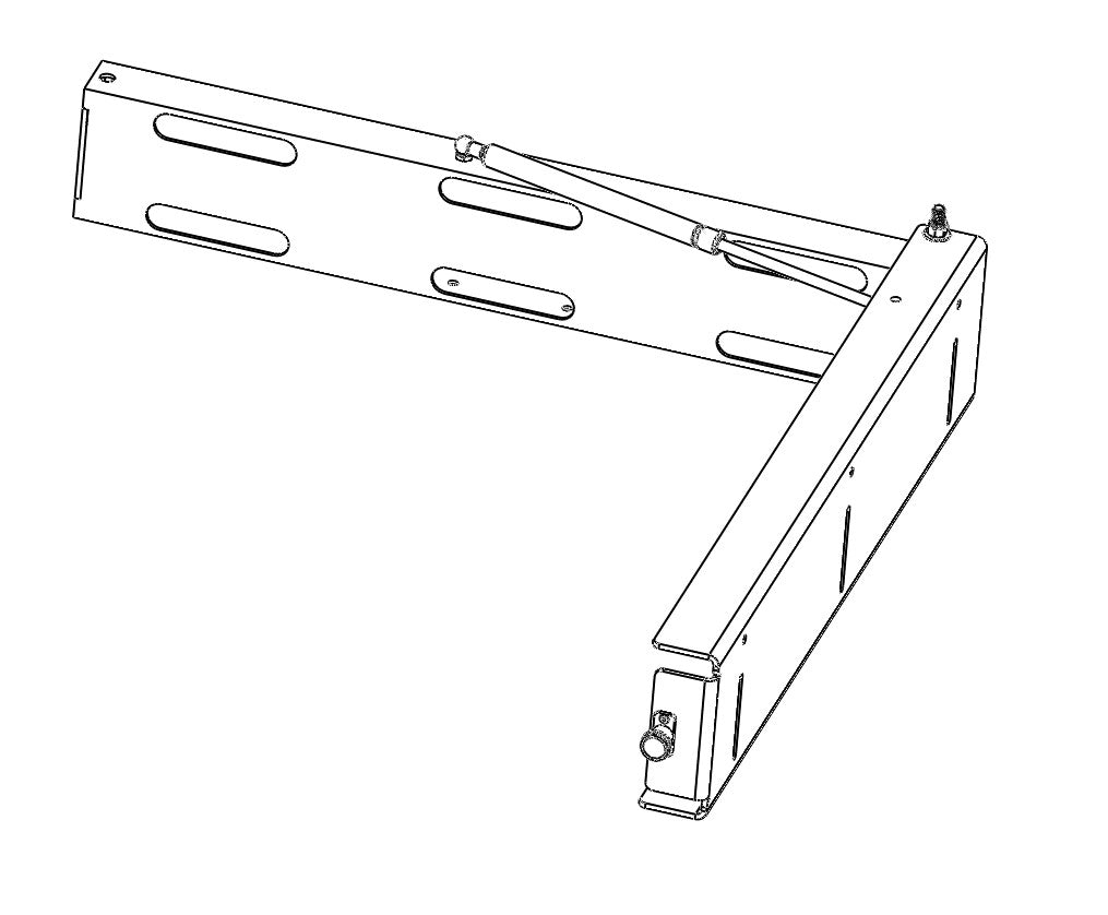 TRUKD T2 - 90 Degree Shower Awning Swingout