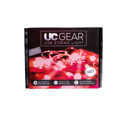 UC Gear LED String 32' - Red