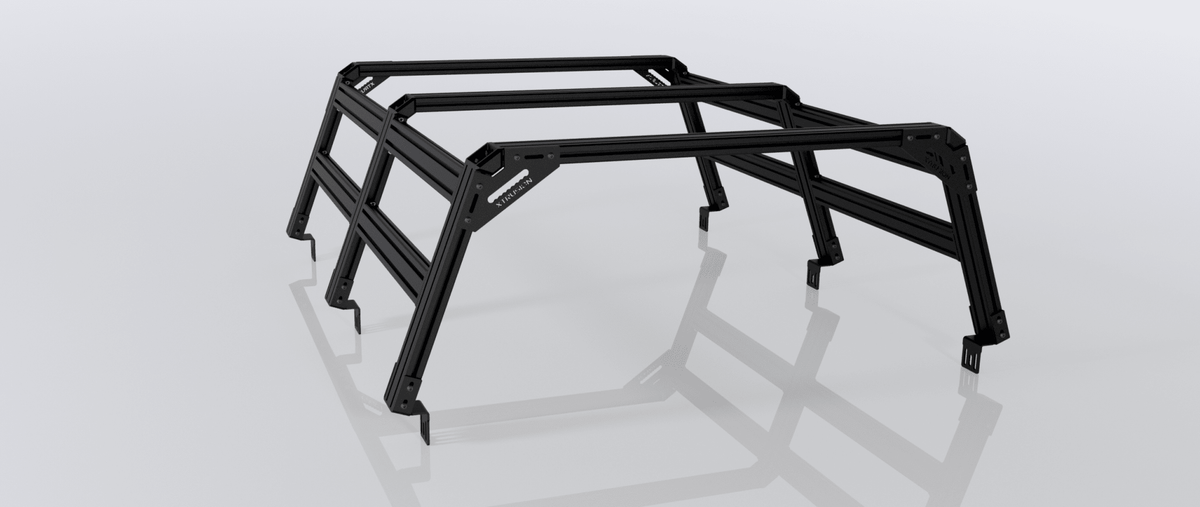 Nissan Frontier Bed Rack for Retrax XR Covers | XTR3 Tonneau-Compatible